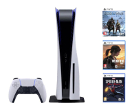 Sony PlayStation 5 + GoW Ragnarok + Spider-Man + Last of us - 1090775 - zdjęcie 1